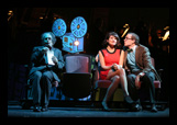 David Pittu, Jenny Powers and Adam Mauzey in Superman at New York City Center Encores