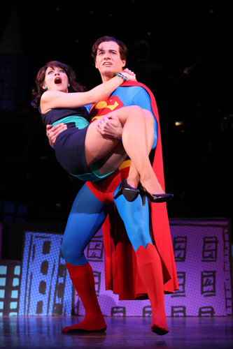 Jenny Powers and Edward Watts in Superman at New York City Center Encores